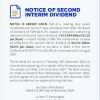 FDHB | 2ND interim dividend payment notice