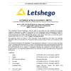 LETSHEGO | Signed applicable pricing supplement