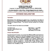 CHOBE | Declaration of dividend