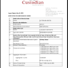 CUSTODYINS  | Share dealing by insiders