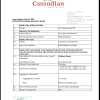 CUSTODYINS  | Share dealing by insiders